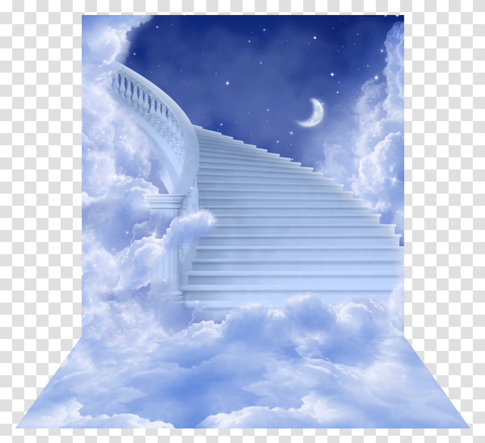 Heaven Stairs Clipart Library Stairway To Heaven, Nature, Outdoors, Azure Sky, Snow Transparent Png