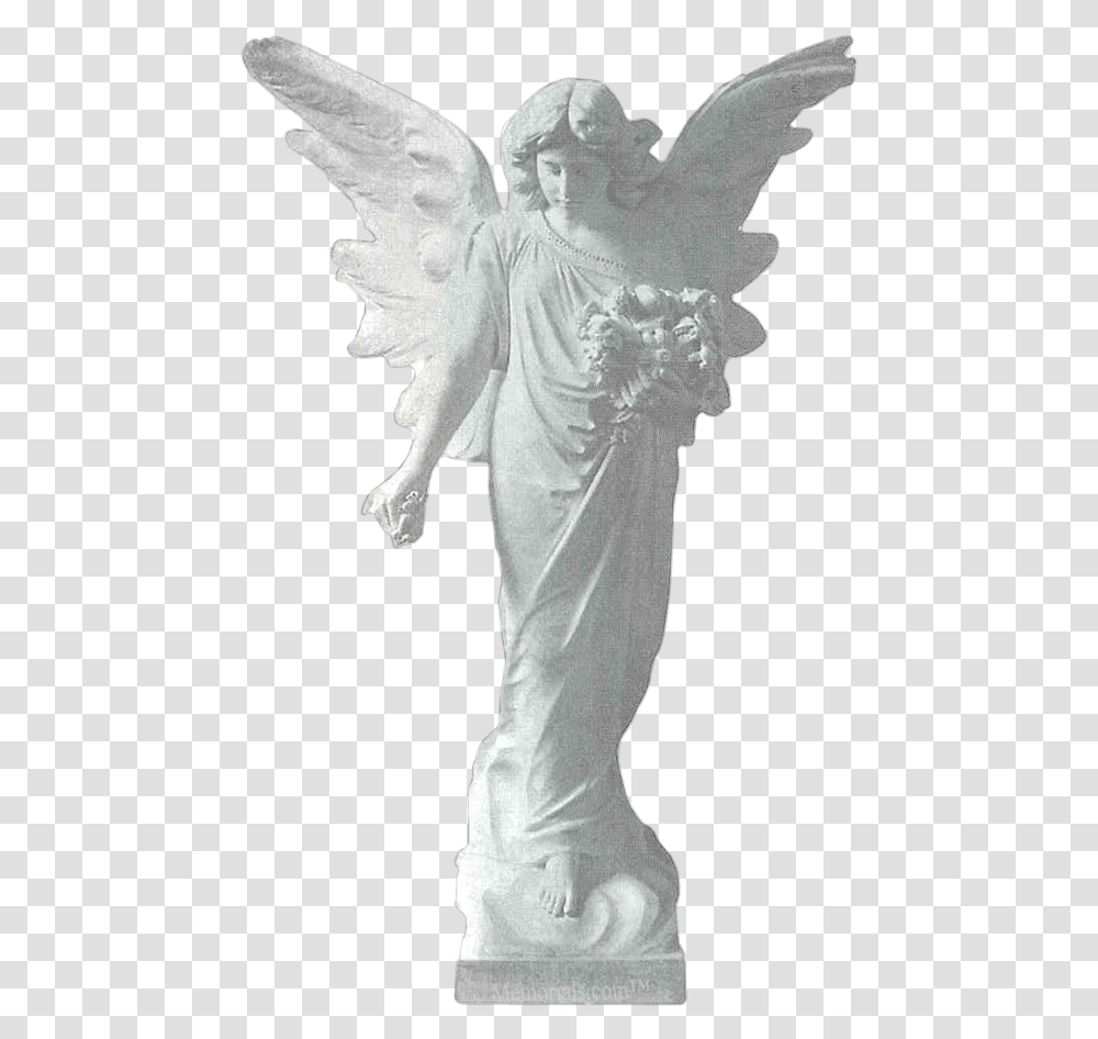 Heavenly Bouquet Granite Statue Statue, Person, Human, Sculpture Transparent Png