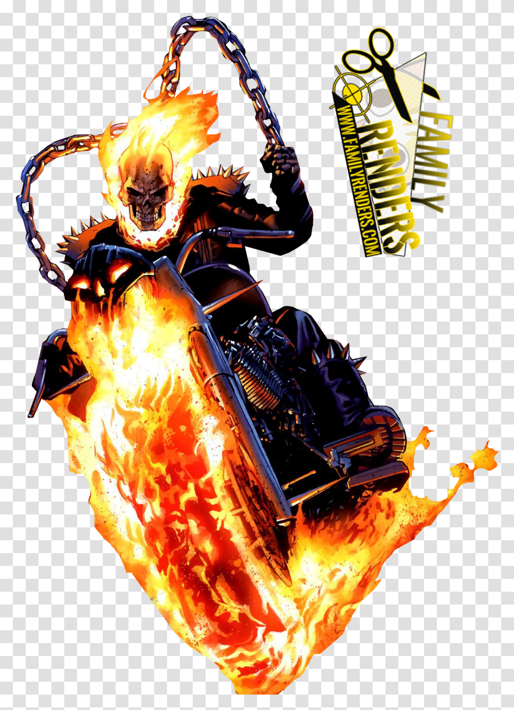 Heavens Ghost Rider, Bonfire, Flame, Dragon, Knight Transparent Png