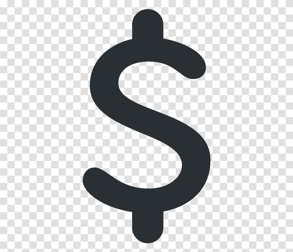 Heavy Dollar Sign Emoji Clipart Dollar Signs Icon, Alphabet, Number Transparent Png