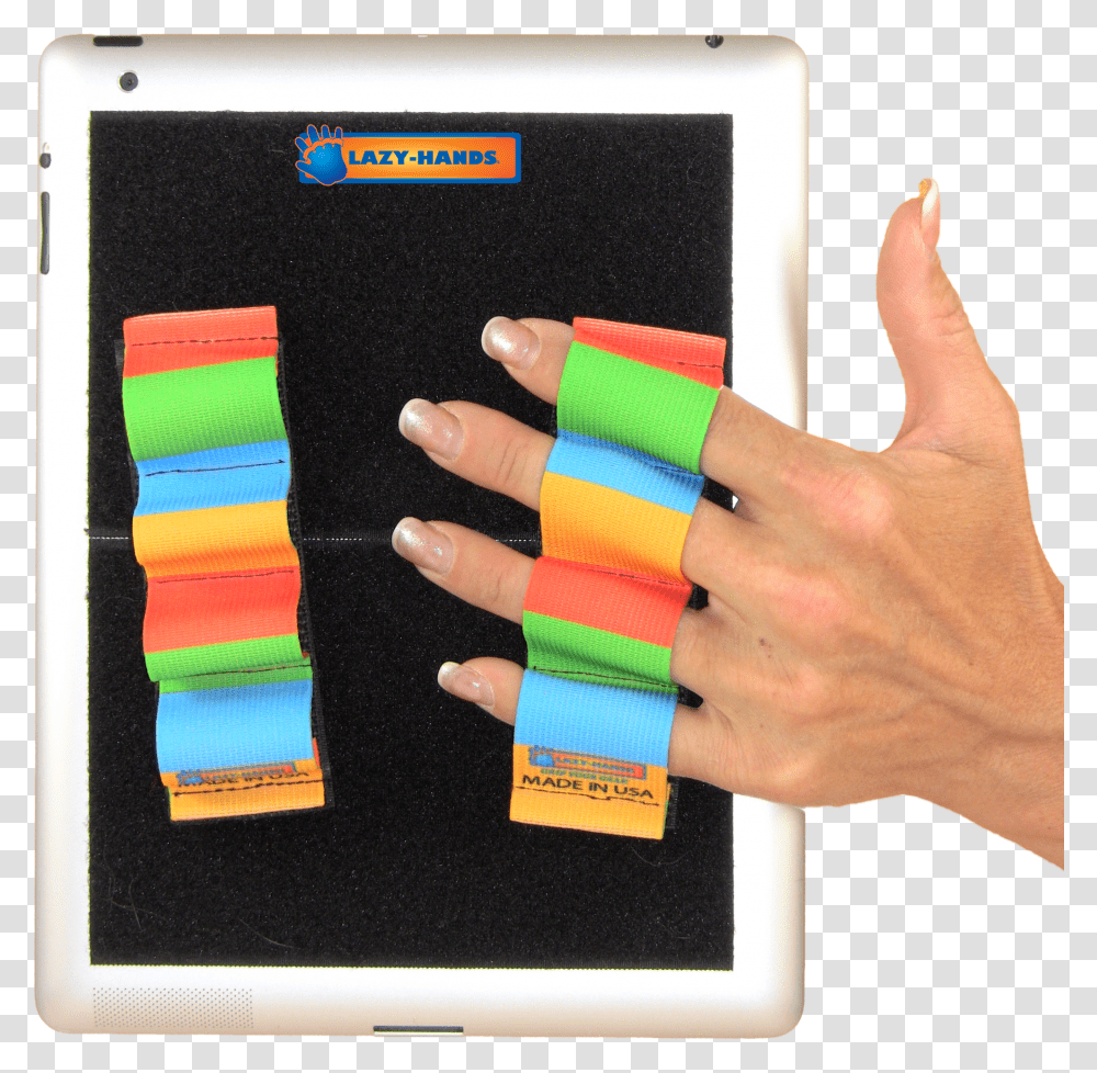 Heavy Duty 4 Loop Grips For Ipad And Large Tablets Tablet Computer Transparent Png