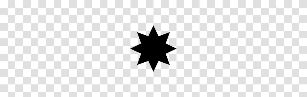 Heavy Eight Pointed Rectilinear Black Star Unicode Character U, Gray, World Of Warcraft Transparent Png
