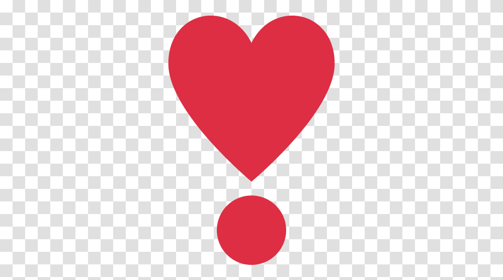 Heavy Heart Exclamation Emoji Meaning Heart, Balloon, Plectrum, Sweets, Food Transparent Png
