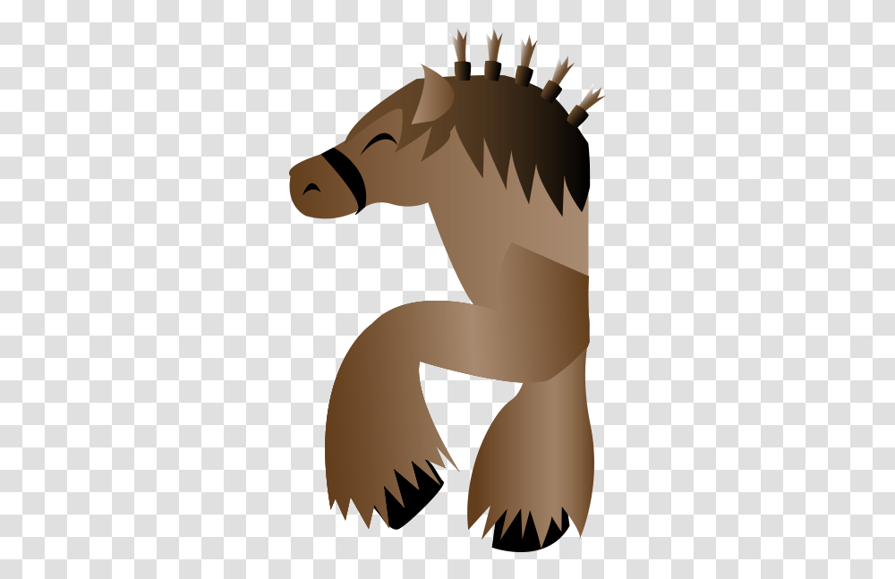 Heavy Horse Emoji Illustration, Mammal, Animal, Wildlife, Lamp Transparent Png