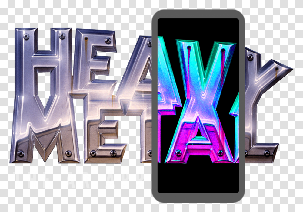 Heavy Metal, Light, Alphabet, Neon Transparent Png