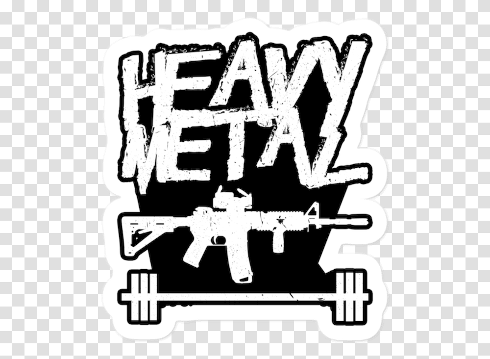 Heavy Metal Sticker Automotive Decal, Text, Weapon, Outdoors, Nature Transparent Png