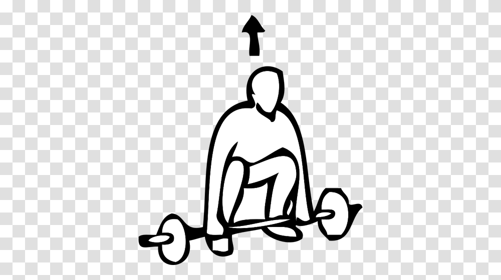 Heavy Weightlifting Exercise Instruction Vector Clip Art Public, Kneeling, Stencil, Curling, Sport Transparent Png