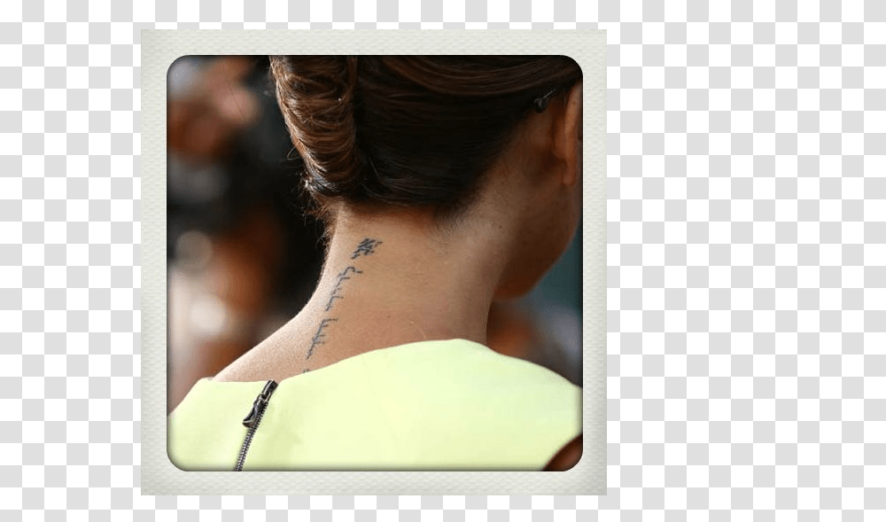 Hebrew Tattoo On Neck Tattoo, Skin, Person, Human, Face Transparent Png