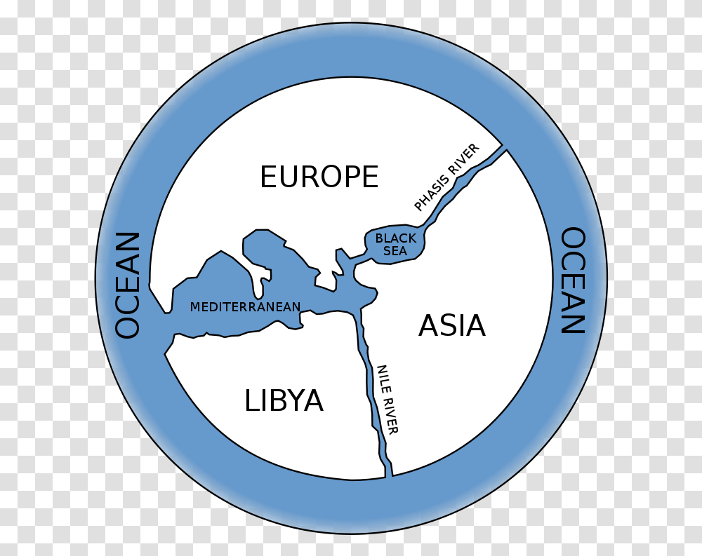 Hecateus Anaximander Map, Plot, Diagram, Spoke Transparent Png