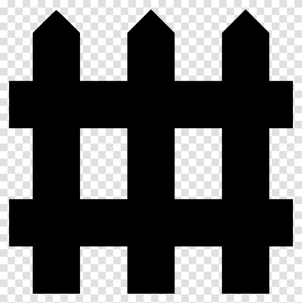 Hedge Icon Free Download, Cross, Fence, Picket Transparent Png