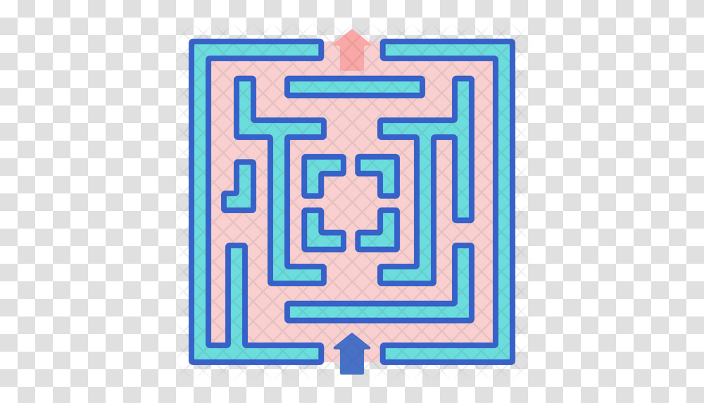 Hedge Maze Icon Labyrinth, Pac Man Transparent Png