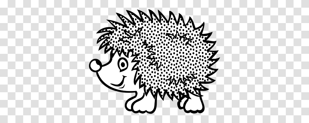 Hedgehog Animals, Stencil Transparent Png