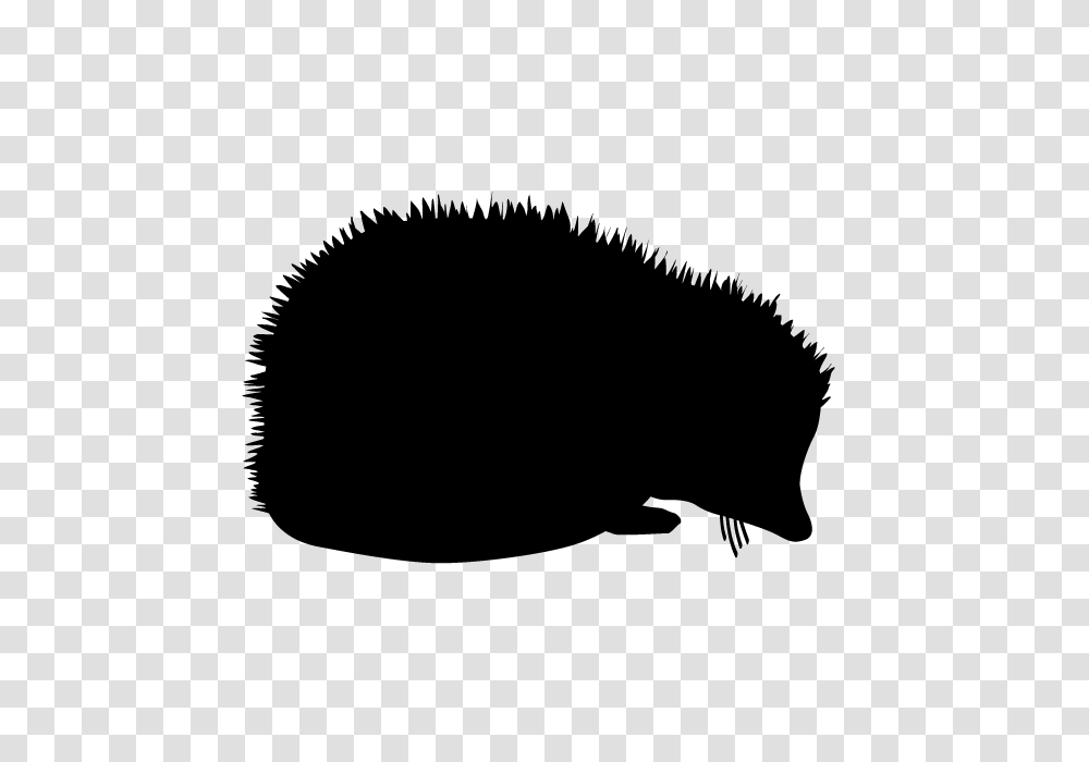 Hedgehog Animal Silhouette Free Illustrations, Gray, World Of Warcraft Transparent Png