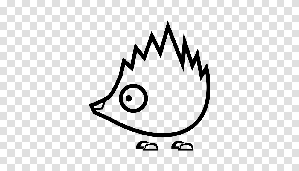 Hedgehog Animals Zoo Icon With And Vector Format For Free, Gray, World Of Warcraft Transparent Png