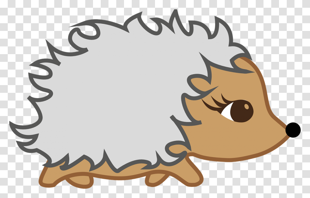Hedgehog Clipart Image Cartoon Hedgehog No Background, Dragon, Food Transparent Png