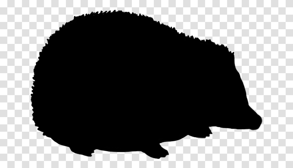 Hedgehog Silhouette Background, Nature, Outdoors, Astronomy, Outer Space Transparent Png