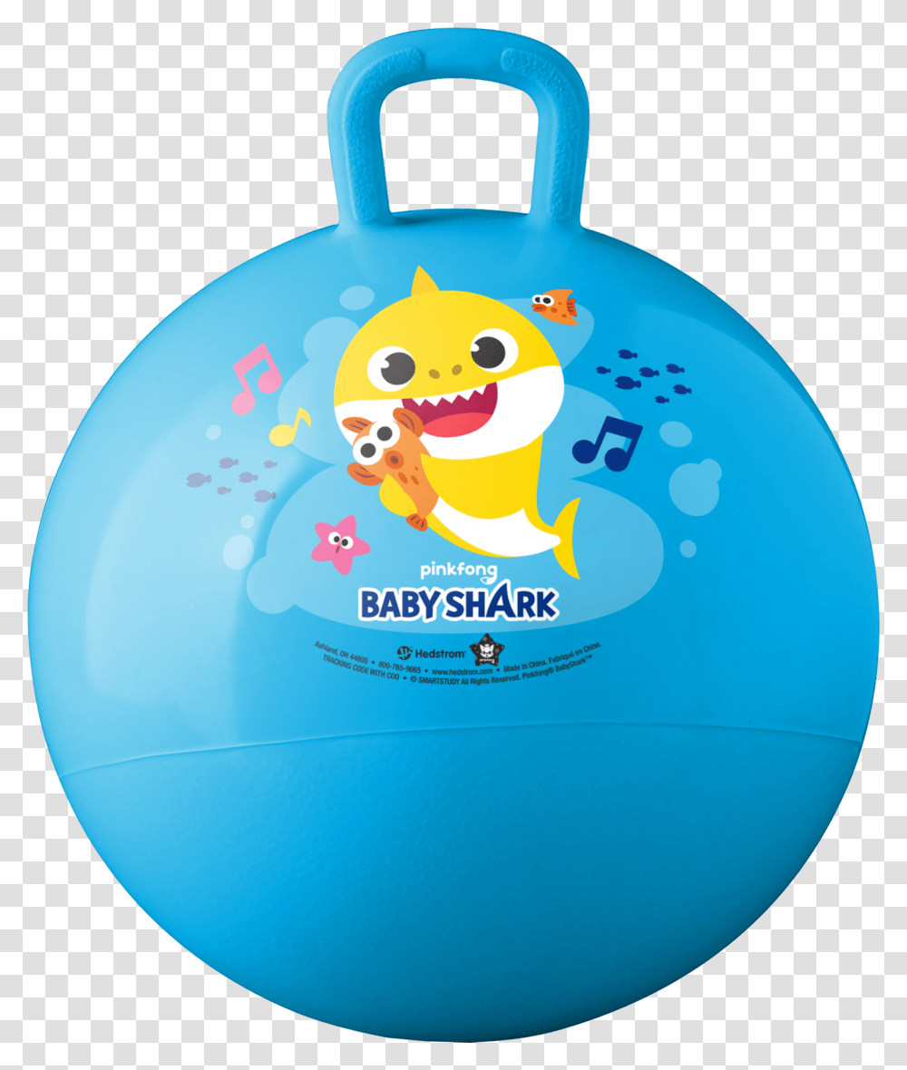 Hedstrom 15 Inch Hopper Baby Shark Baby Shark Hopper Ball, Sphere, Astronomy, Balloon, Inflatable Transparent Png