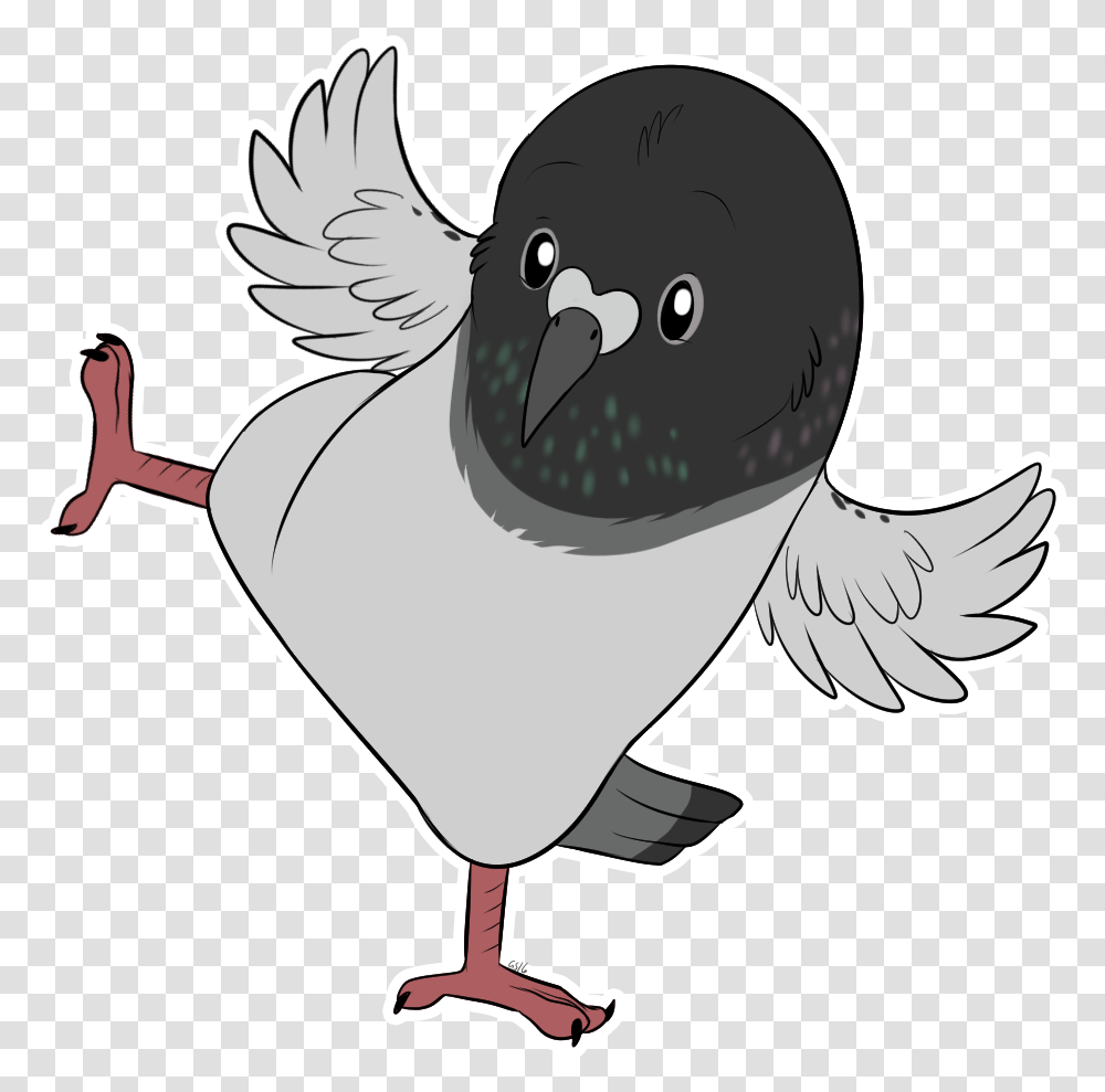 Hedwig Bean, Bird, Animal, Flying, Penguin Transparent Png
