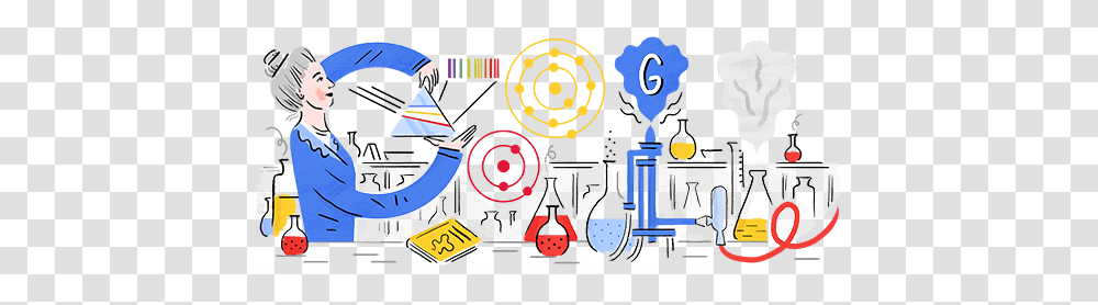 Hedwig Kohns 132nd Birthday Google Doodle Hedwig Kohn Physicist, Text, Poster, Advertisement, Number Transparent Png