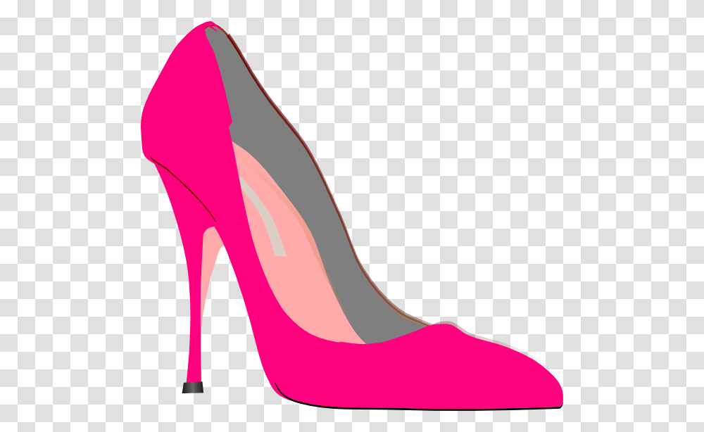 Heel Pink Clip Art, Apparel, Shoe, Footwear Transparent Png