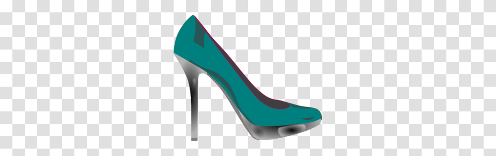 Heels Clipart Teal, Apparel, Shoe, Footwear Transparent Png