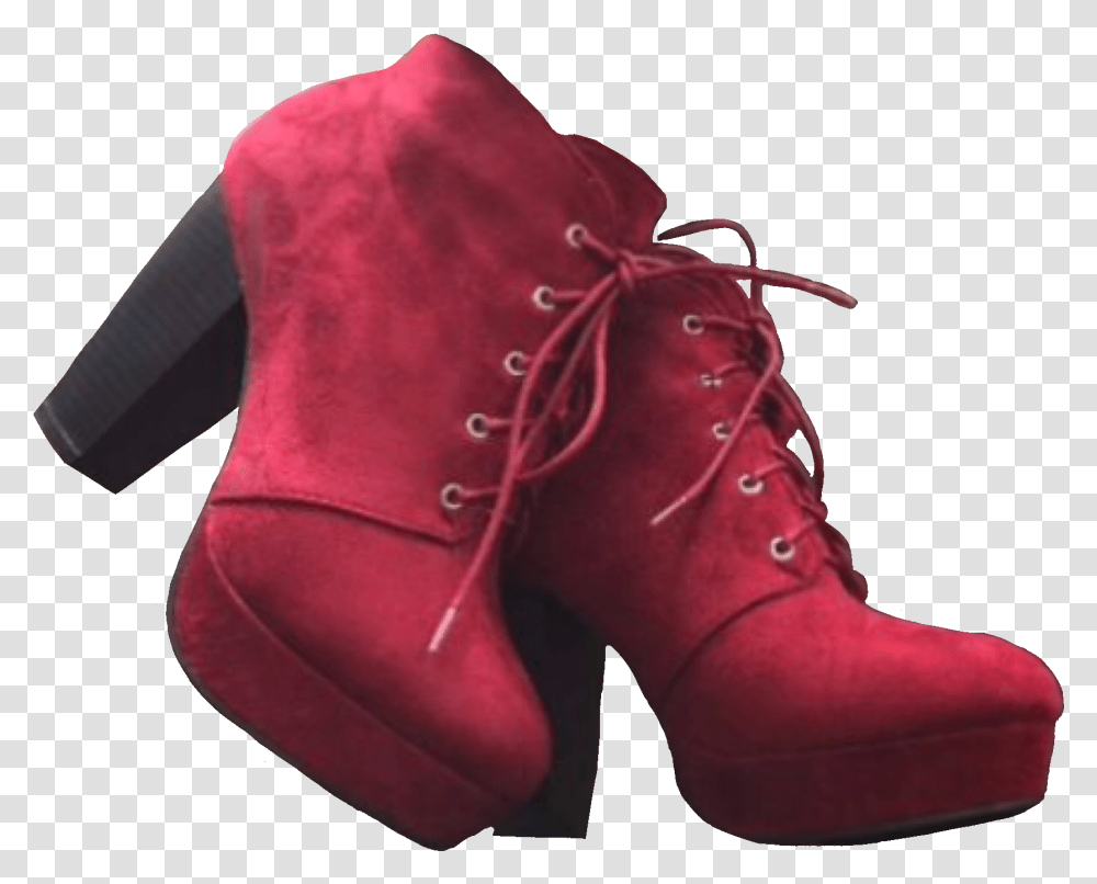 Heels Red And Black Aesthetic, Apparel, Footwear, Shoe Transparent Png