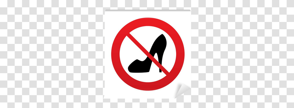 Heels Shoe Caledonian Park, Symbol, Road Sign, Stopsign Transparent Png