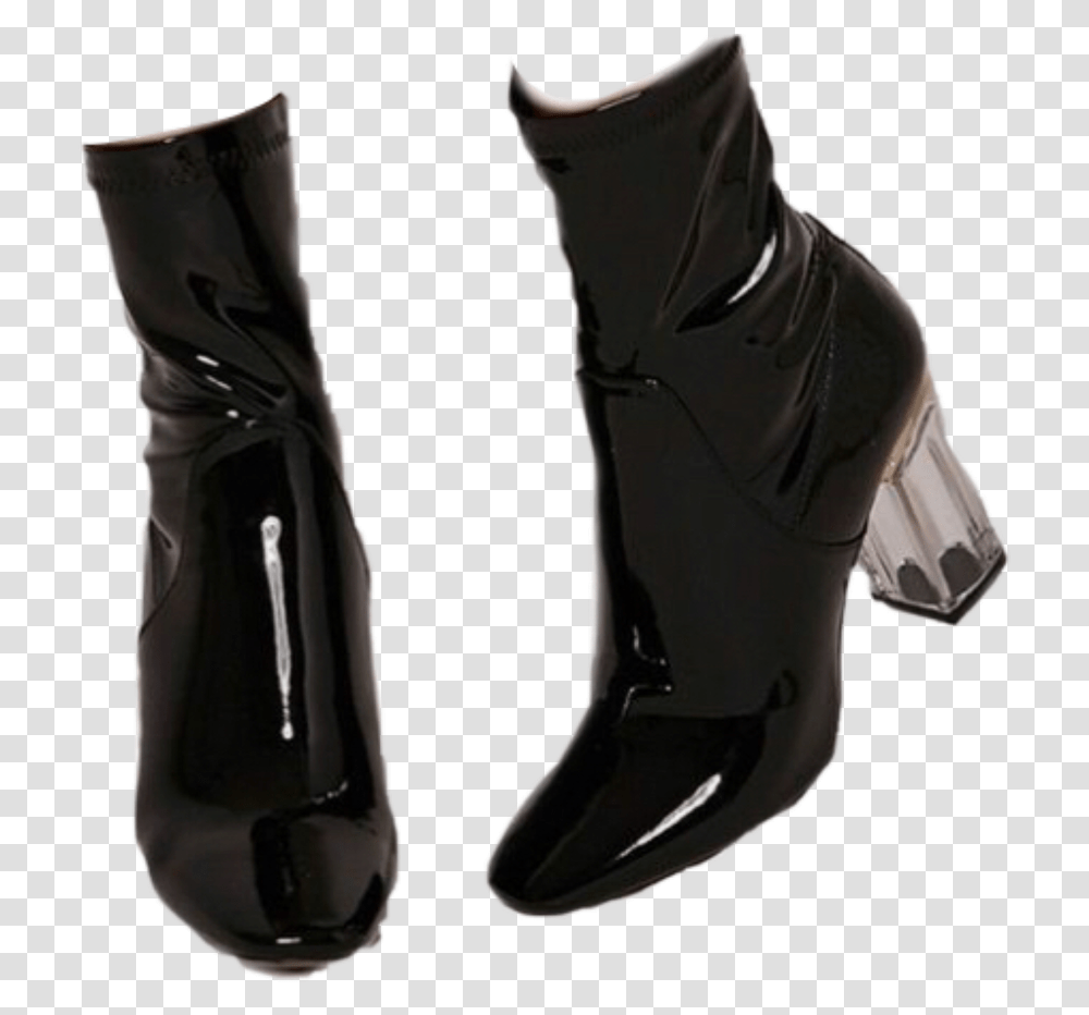 Heels Shoes Black Blackpng Moodboard Freetoedit Niche Meme Shoes, Apparel, Footwear, Boot Transparent Png
