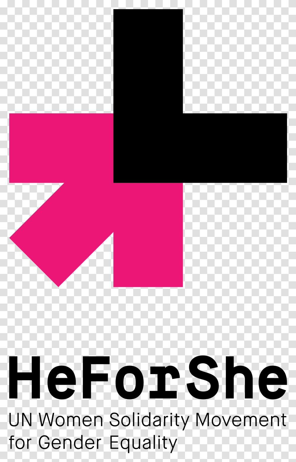 Heforshe Logo Badge Withtagline Use On White Logo Heforshe Hd, Trademark, First Aid, Red Cross Transparent Png