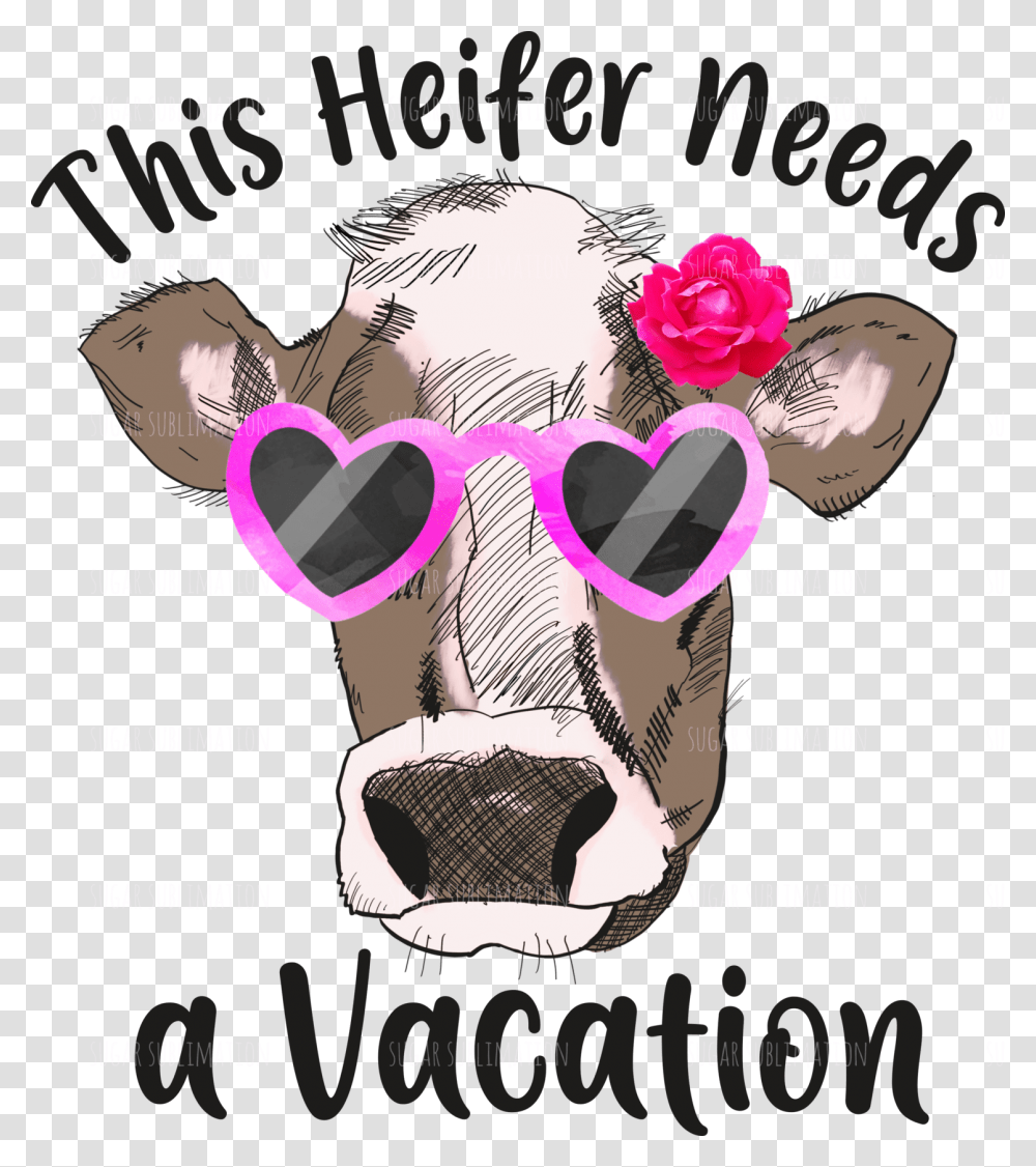 Heifer Needs A Vacation, Advertisement, Poster, Flyer, Paper Transparent Png