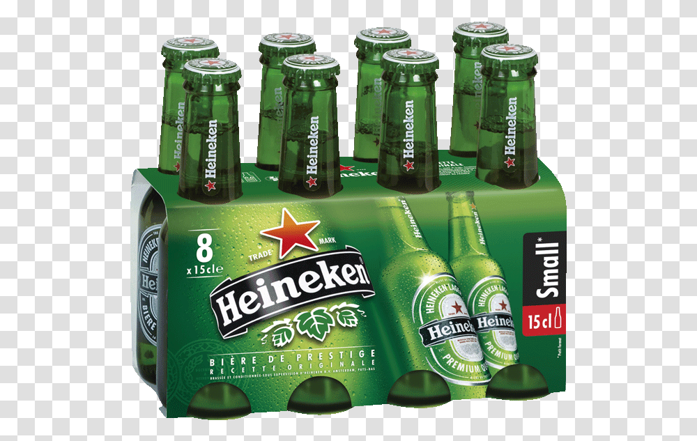 Heineken 150 Ml Bottles Heineken 10 Cl, Beer, Alcohol, Beverage, Drink Transparent Png