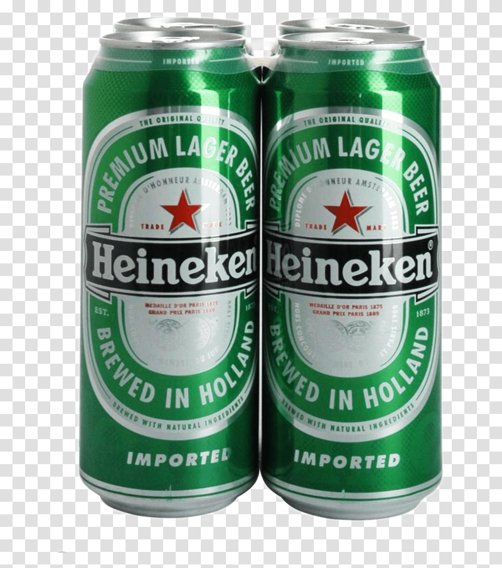 Heineken 16oz 4pk Cn 16oz Beer Guinness, Alcohol, Beverage, Drink, Tin Transparent Png