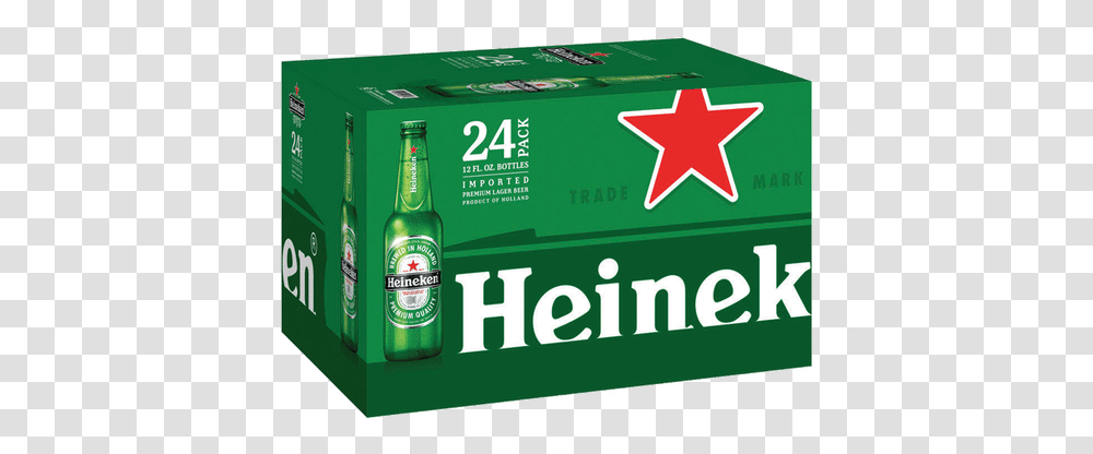 Heineken 18 Pack, Beer, Alcohol, Beverage, Drink Transparent Png