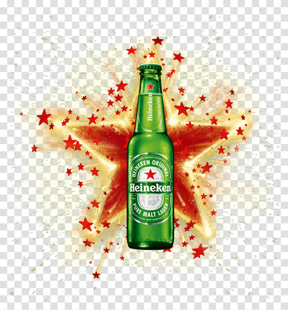 Heineken 2020 New Year, Beer, Alcohol, Beverage, Drink Transparent Png