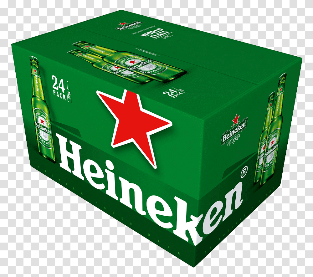Heineken 330ml Case 24 Bottles Box, First Aid, Symbol, Recycling Symbol, Gum Transparent Png