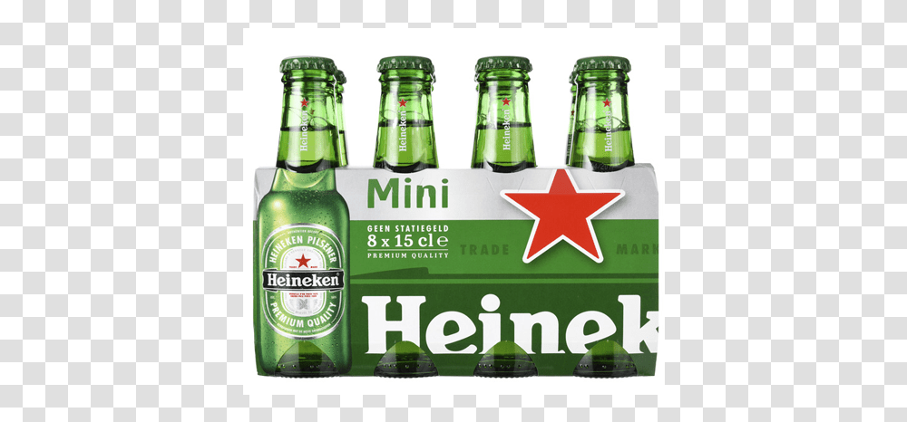 Heineken, Beverage, Drink, Green, Bottle Transparent Png