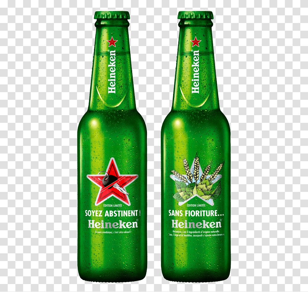 Heineken, Bottle, Green, Beer, Alcohol Transparent Png
