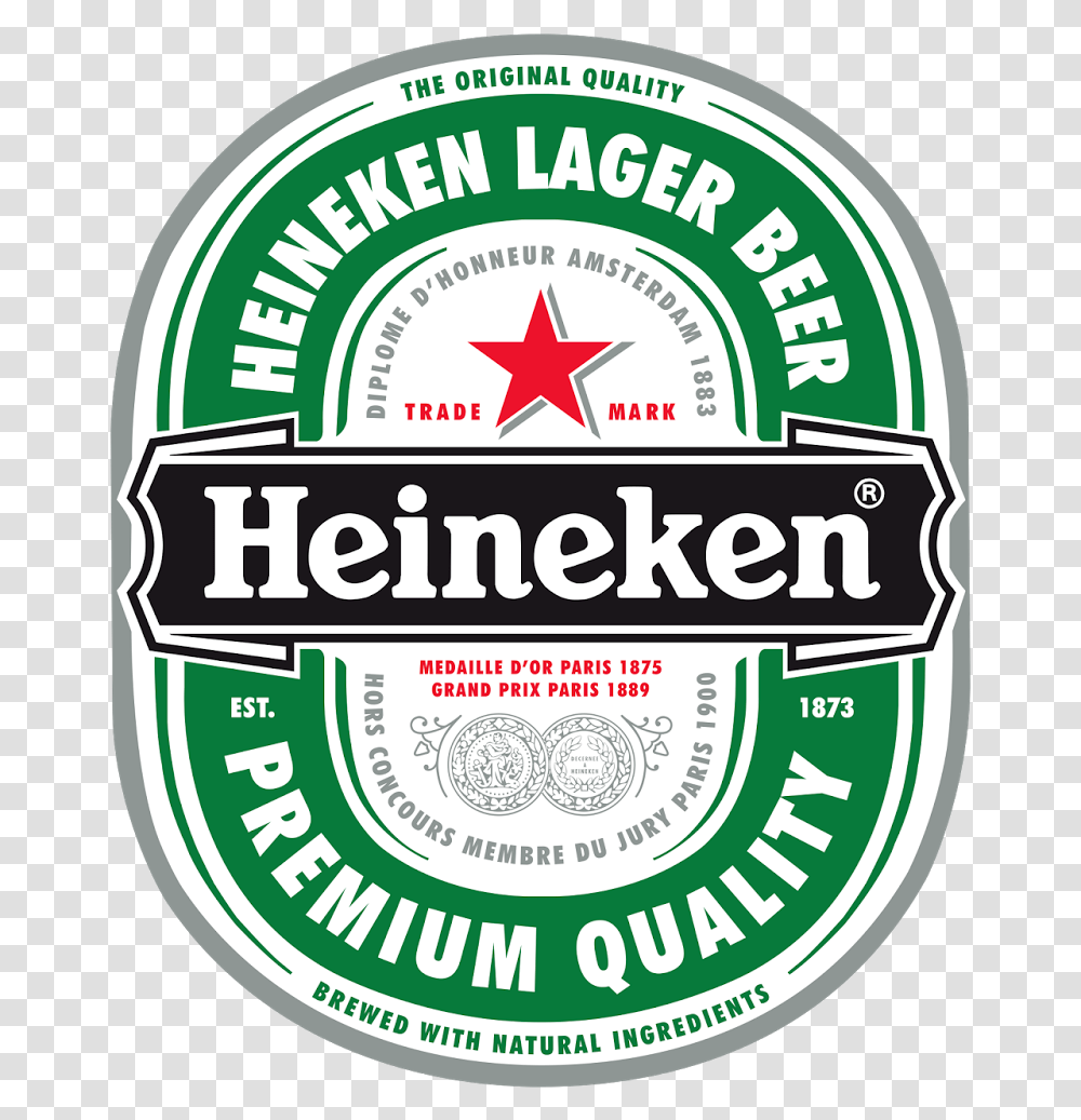 Heineken Cdr Logo Gudril Tempat Amp Logo Cdr Logo Format Heineken Beer Logo, Label, Alcohol, Beverage Transparent Png