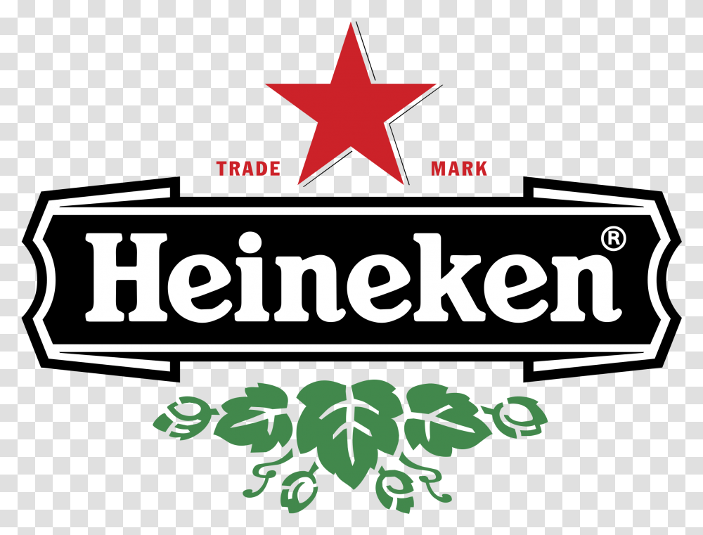 Heineken Logo & Svg Vector Freebie Supply Heineken Logo, Symbol, Star Symbol, Text, Trademark Transparent Png