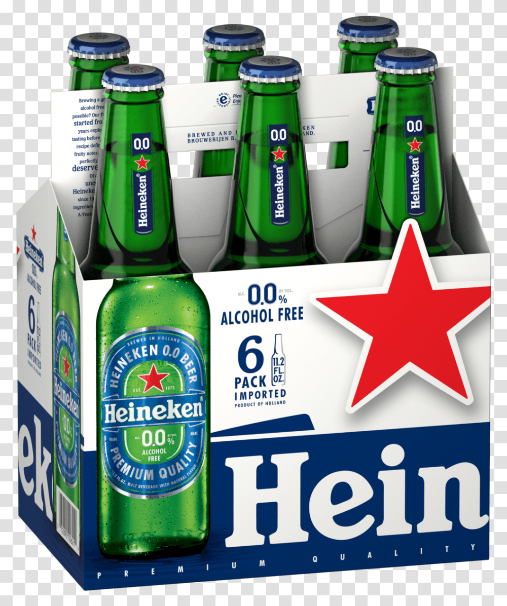 Heineken Non Alcoholic Beer, Beverage, Drink, Bottle, Beer Bottle Transparent Png