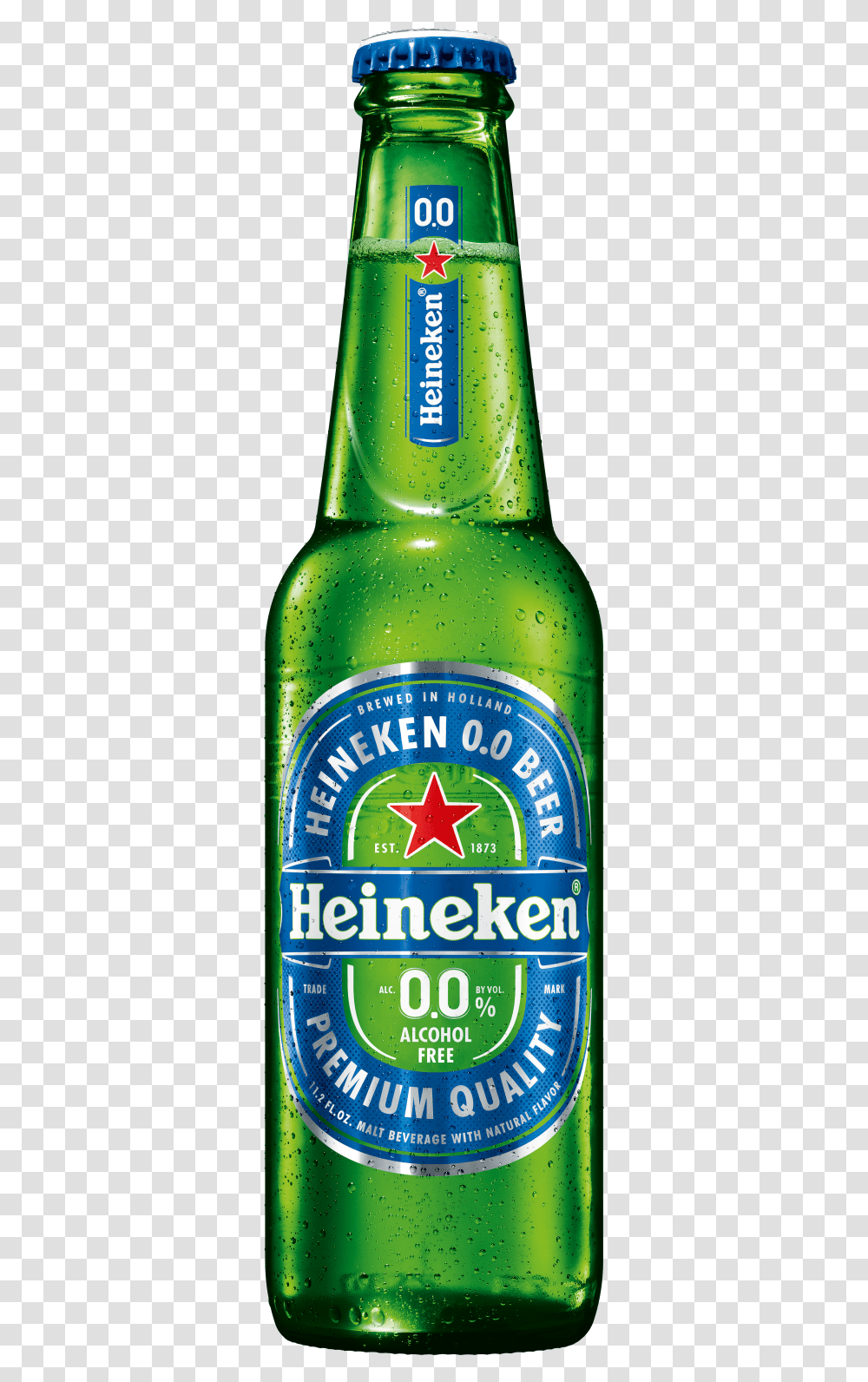Heineken Non Alcoholic Beer, Beverage, Drink, Bottle, Lager Transparent Png