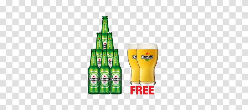 Heineken X Bottles Glasses Free, Beer, Alcohol, Beverage, Drink Transparent Png