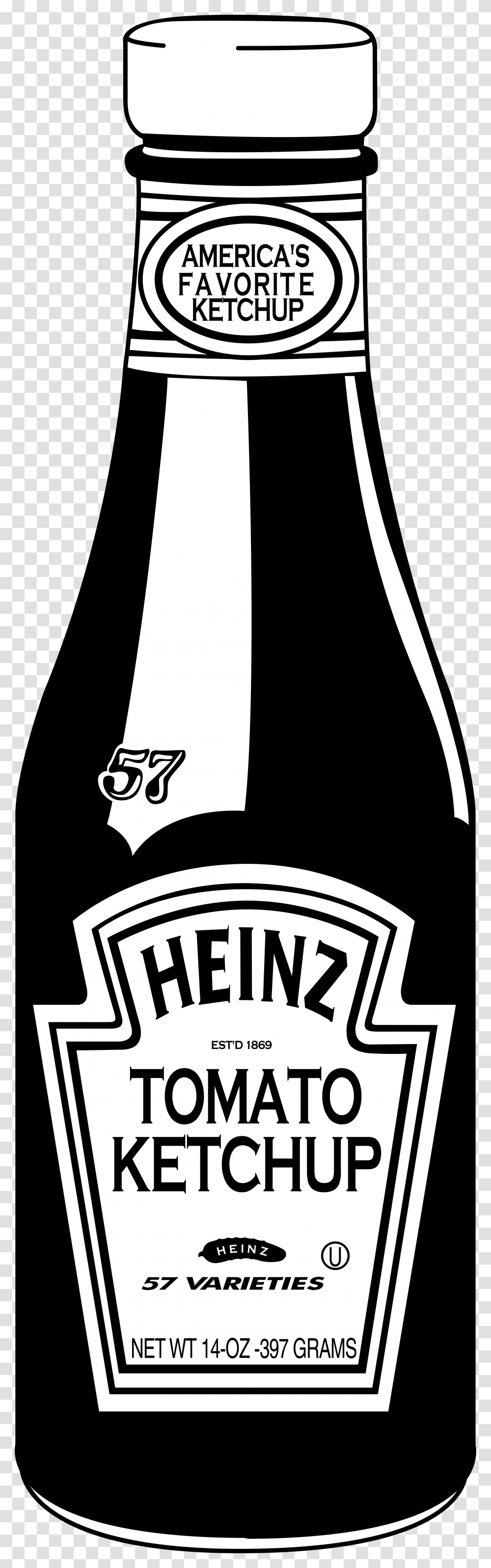 Heinz Ketchup Bottle Vector, Beverage, Alcohol, Logo Transparent Png