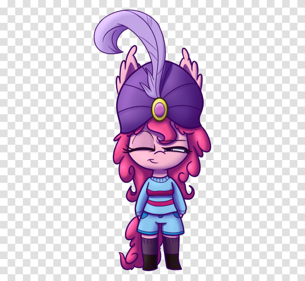 Heir Of Rick Crossover Frisk Gypsy Pie Impossibly Cartoon, Toy, Purple, Face Transparent Png