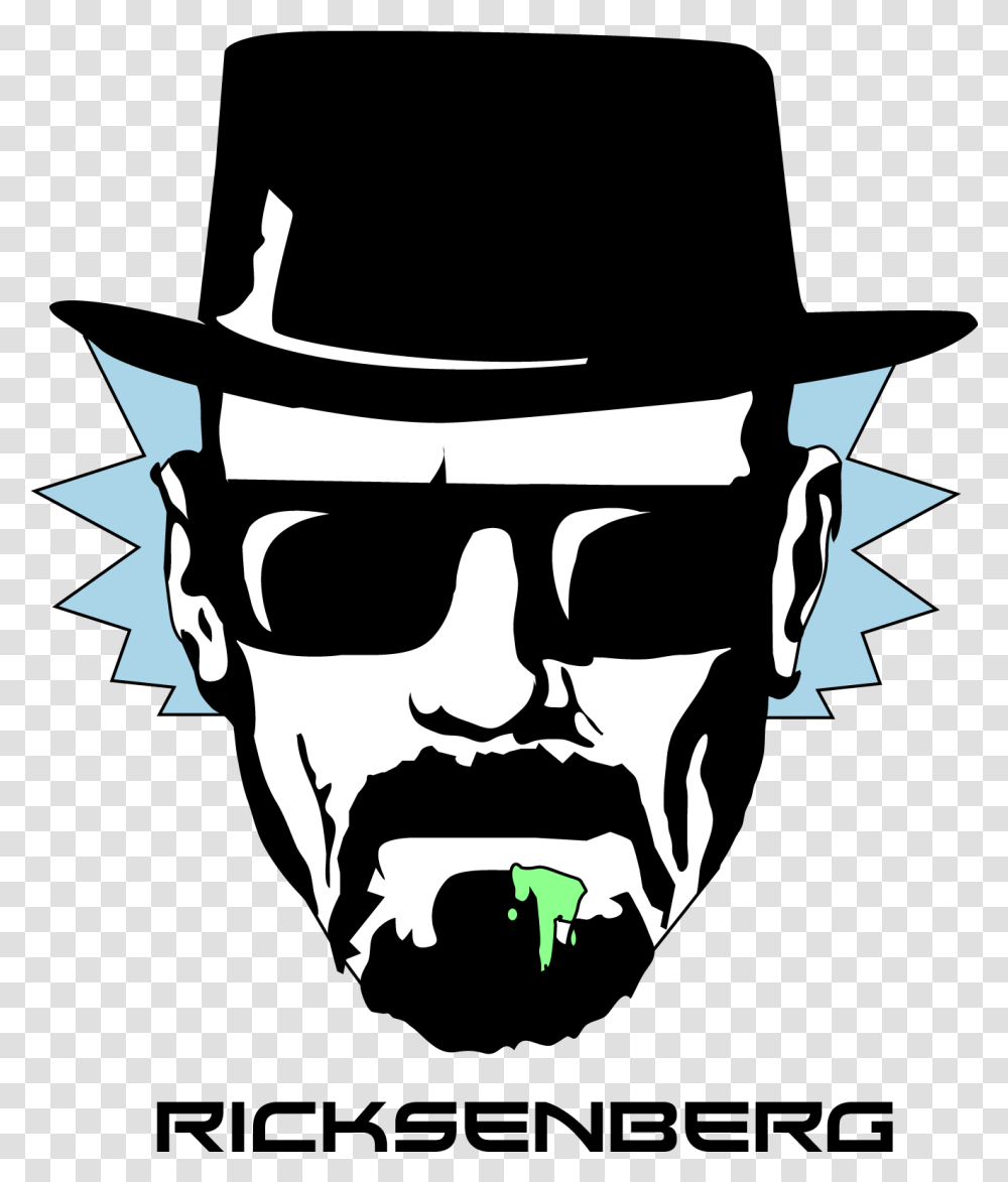 Heisenberg Breaking Bad Clipart, Stencil, Face, Sunglasses, Accessories Transparent Png