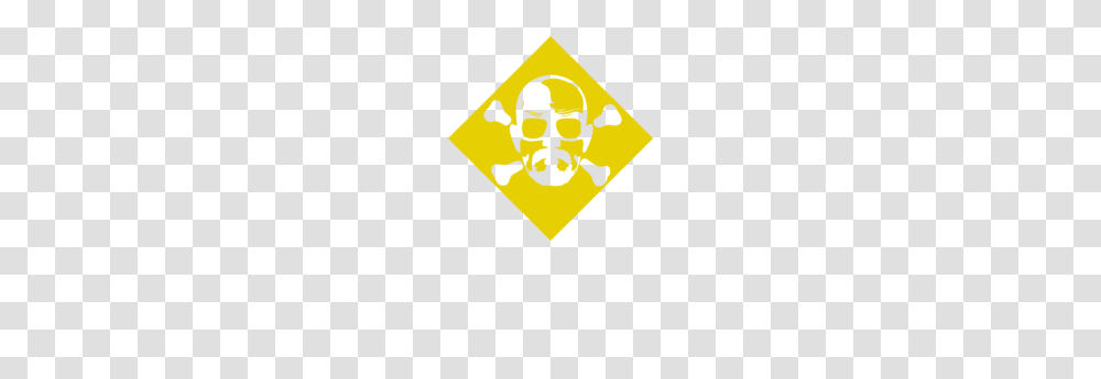 Heisenberg Skull Crossbones, Sign, Road Sign Transparent Png