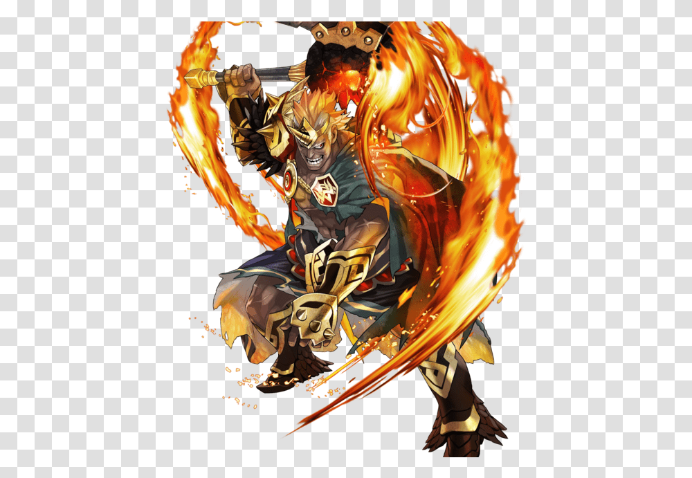 Helbindi Fire Emblem Heroes, Person, Flame, Poster Transparent Png