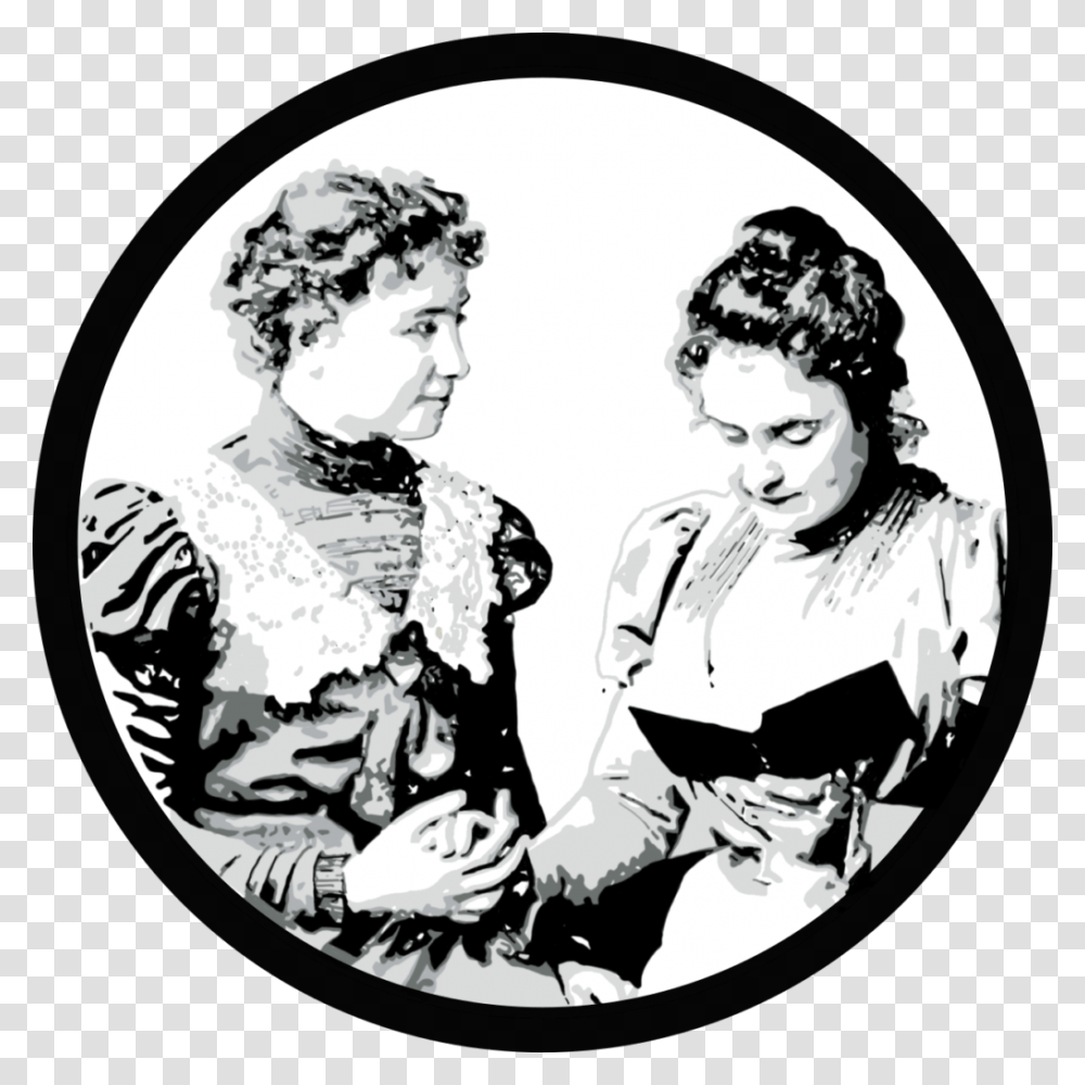 Helen Keller And Anne Sullivan, Person, Hand, Female, Face Transparent Png