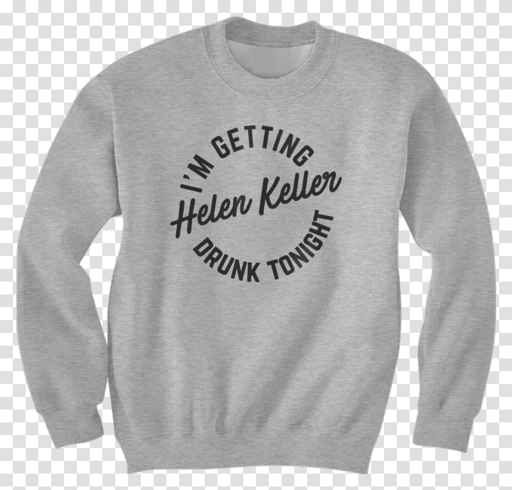 Helen Keller, Apparel, Sweatshirt, Sweater Transparent Png
