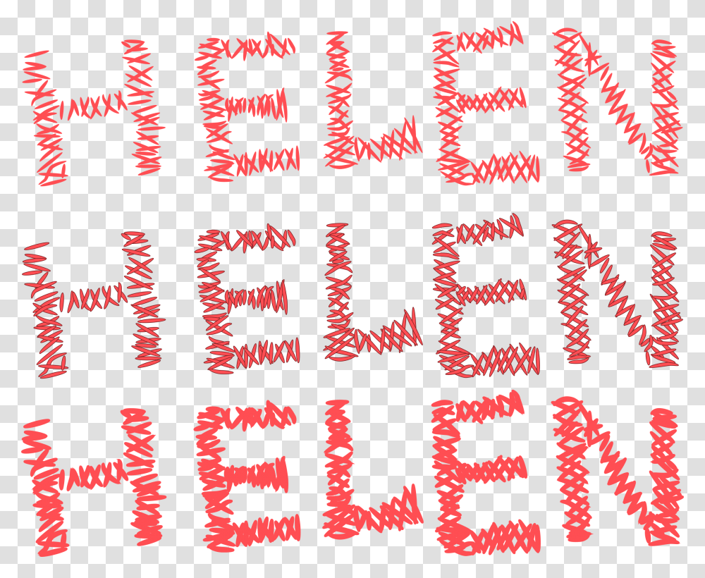 Helen Stitch Remix Clip Arts Helen, Handwriting, Alphabet, Rug Transparent Png